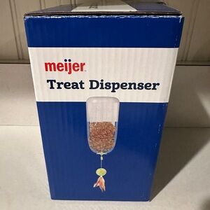 Blue and White Treat Dispenser